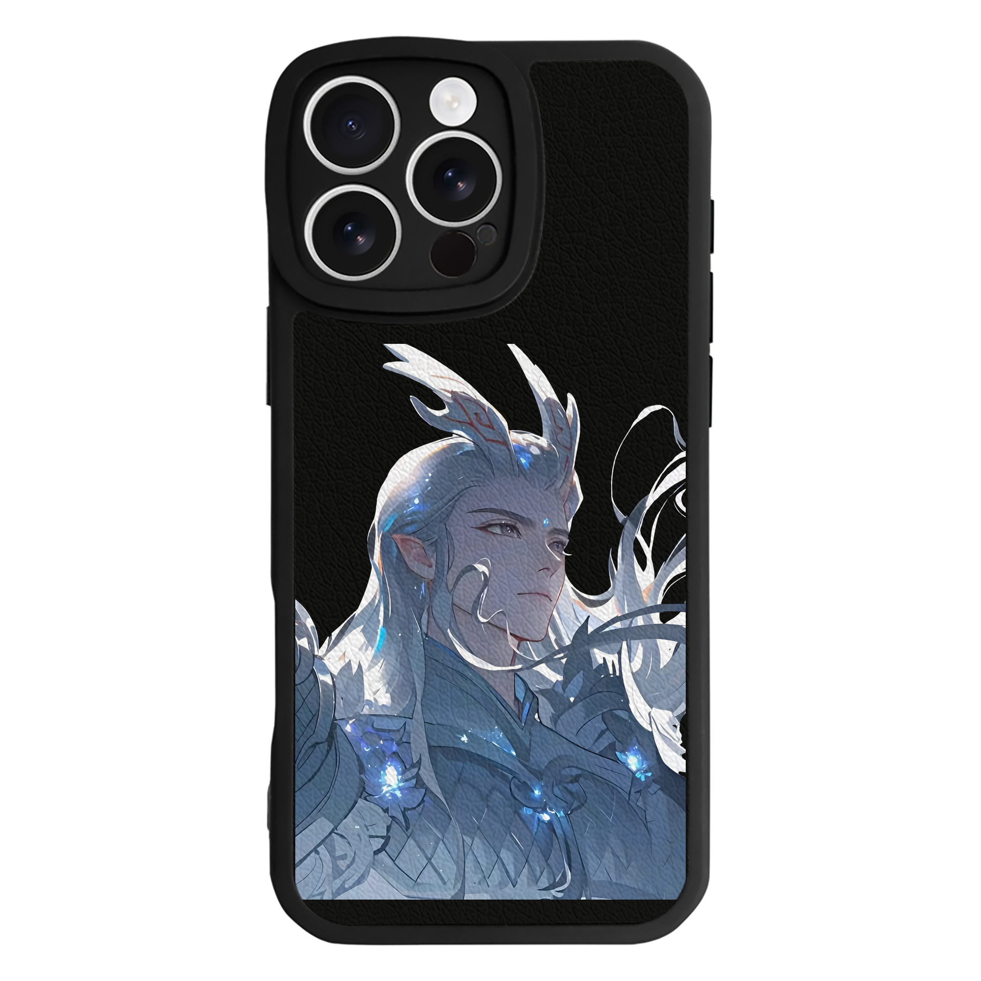 （画像用） Ne Zha 2 ナタ 魔童の大暴れ 【iPhone 16シリーズ対応】シリコンスマホケース（レザー調） 材質：シリコン